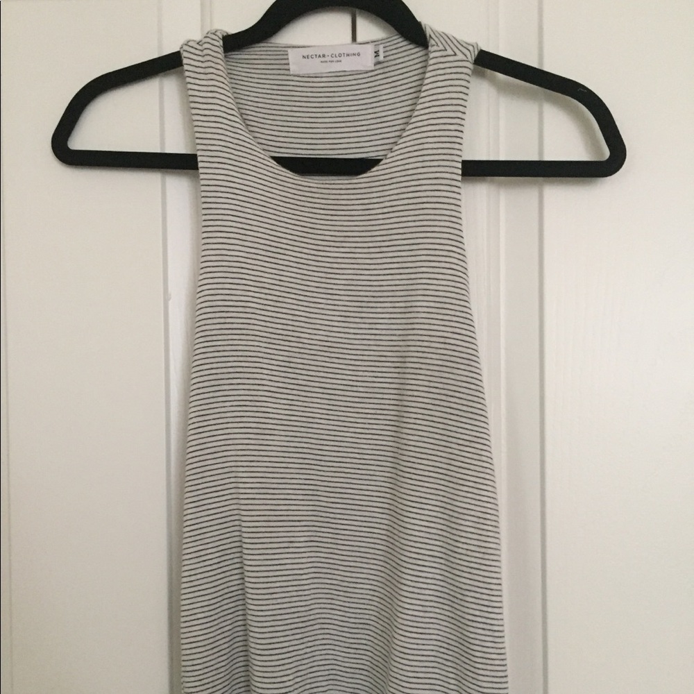 Racerback knit top